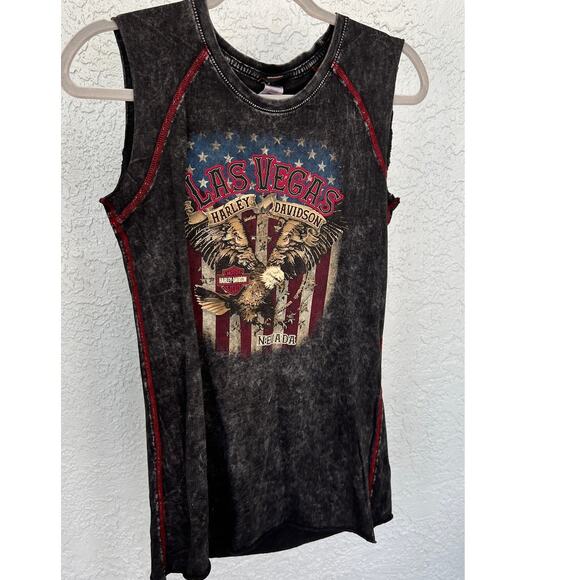 Harley-Davidson Tops - Harley Davidson Nevada Las Vegas Women's Biker Tank